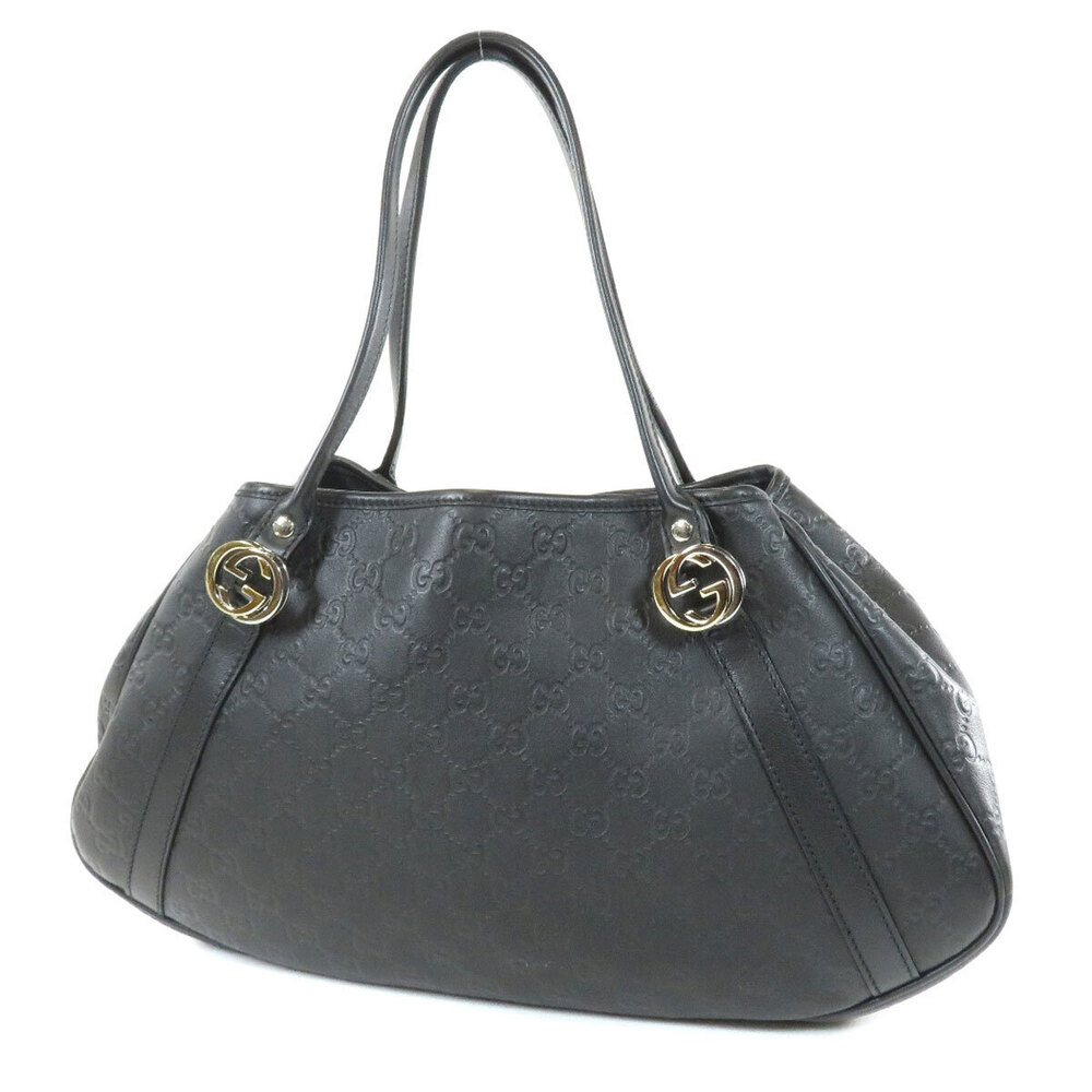 Gucci Shima Leather Tote ssima GG Bag